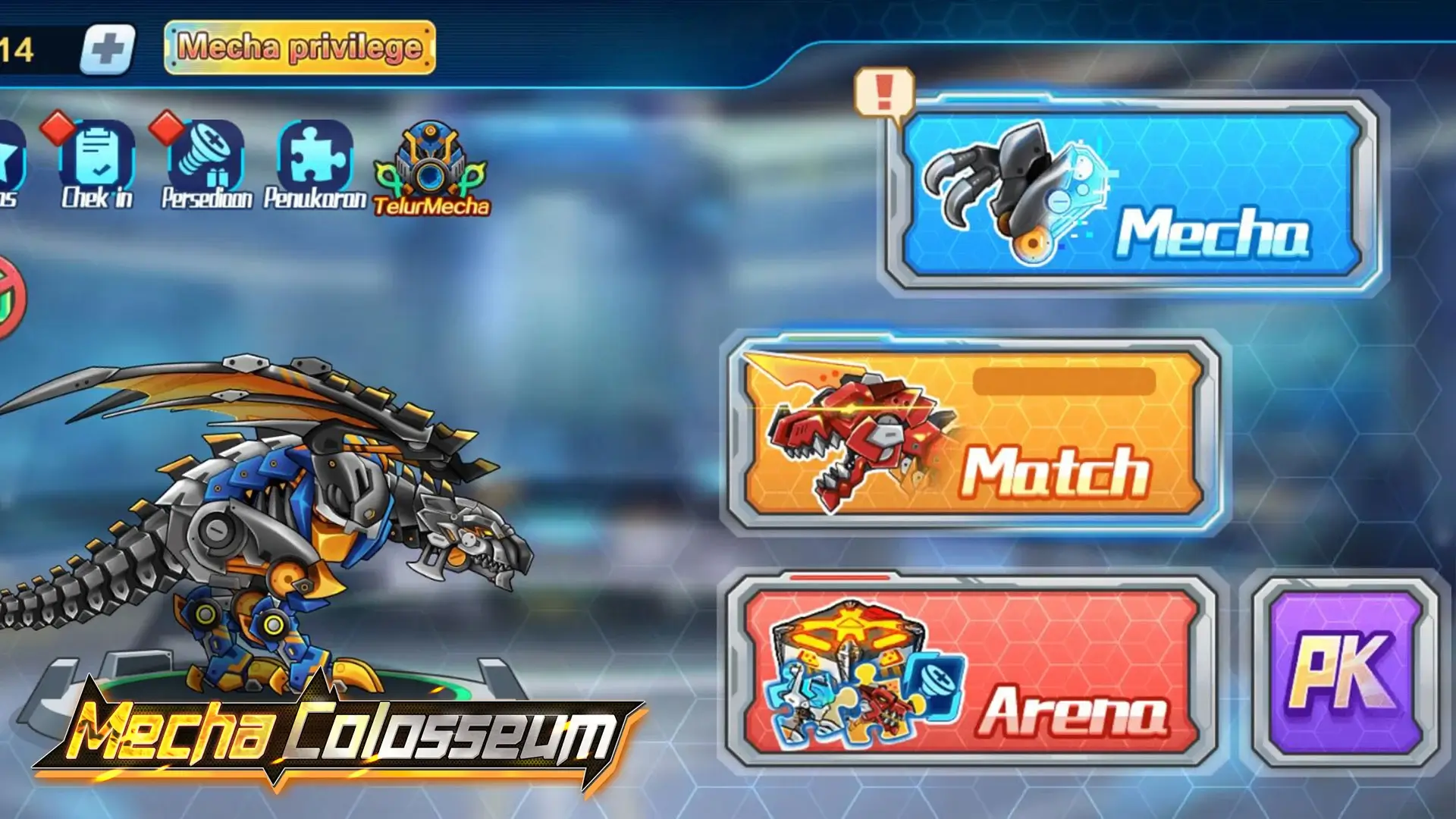 Mecha Colosseum gameplay screenshot 1