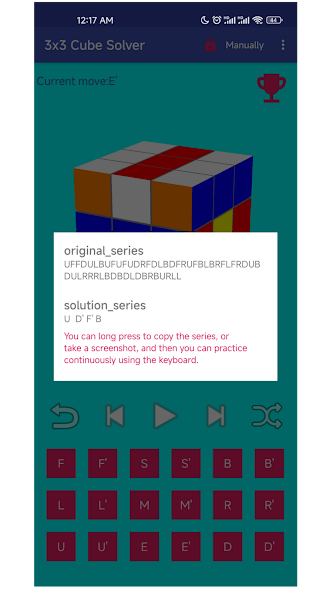3x3 Cube Solver screenshot 2