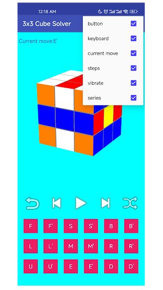 3x3 Cube Solver screenshot 4