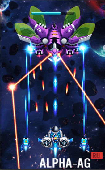 Взломанный Galaxy Shooter: Space Hunter screenshot 3