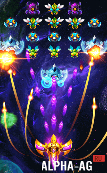 Взломанный Galaxy Shooter: Space Hunter screenshot 5