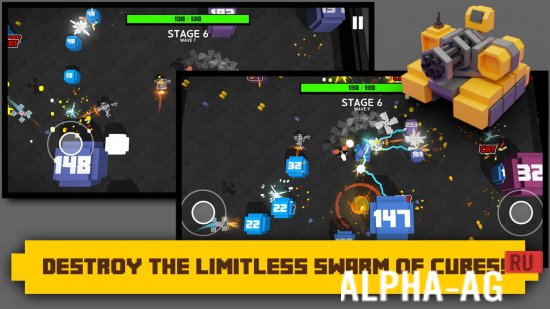 Взломанный Tank Block Blast screenshot 2
