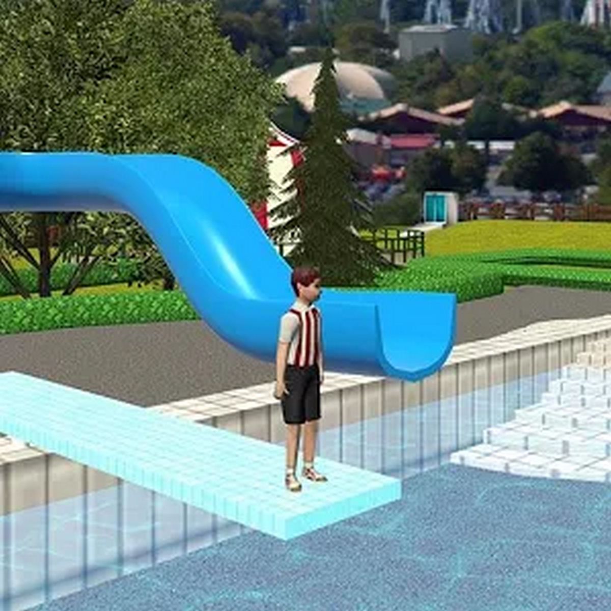 Water Slide Downhill Rush screenshot 2