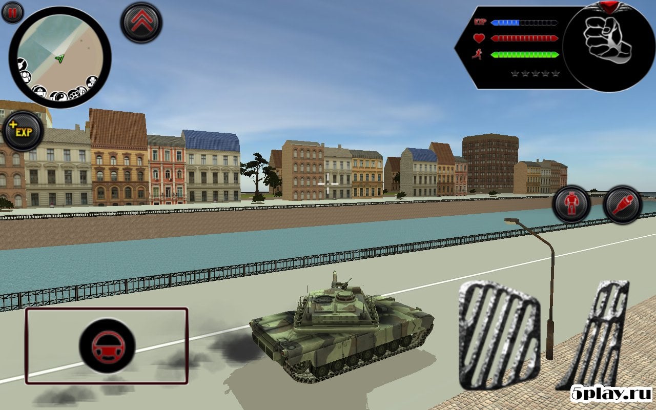 Urban War Robot Tank