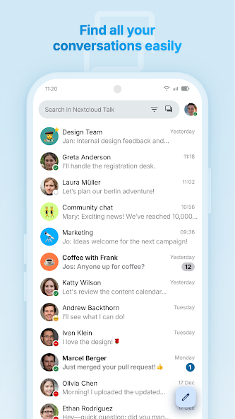 Talk screenshot 2