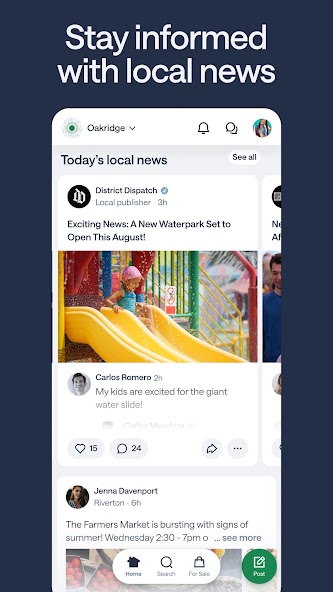 Nextdoor interface preview 3