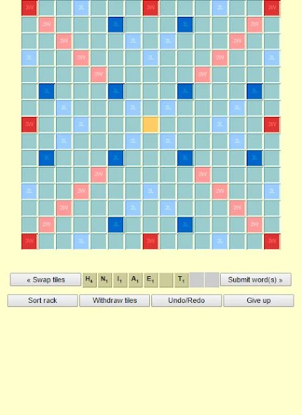 Letter Tile Solitaire screenshot 1