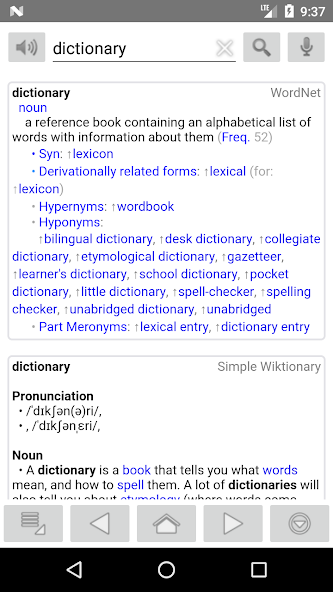 Fora Dictionary screenshot 2