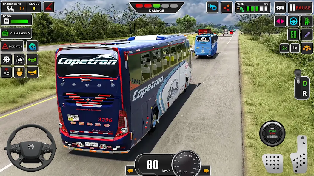 Bus Driving Bus Games Sim 3D screenshot 1