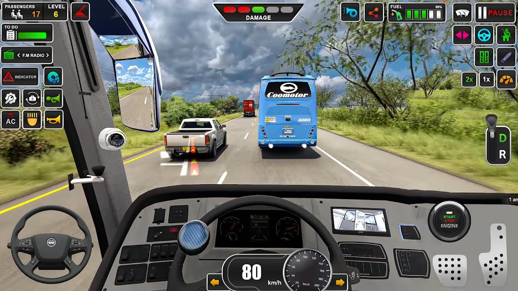 Bus Driving Bus Games Sim 3D screenshot 2