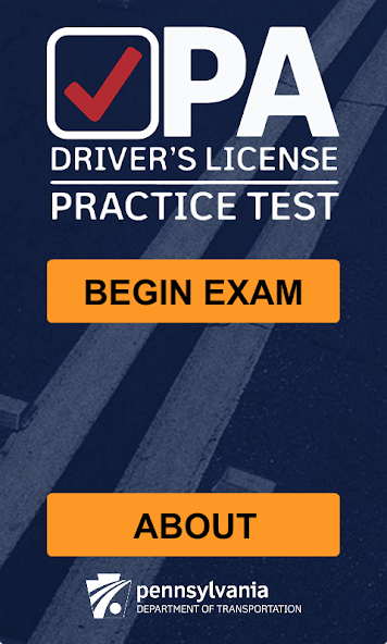 PA Driver's Practice Exam screenshot 1