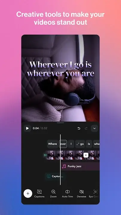 Captions screenshot 4