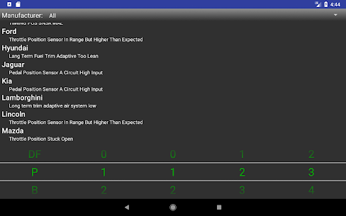 OBDII Trouble Codes screenshot 3