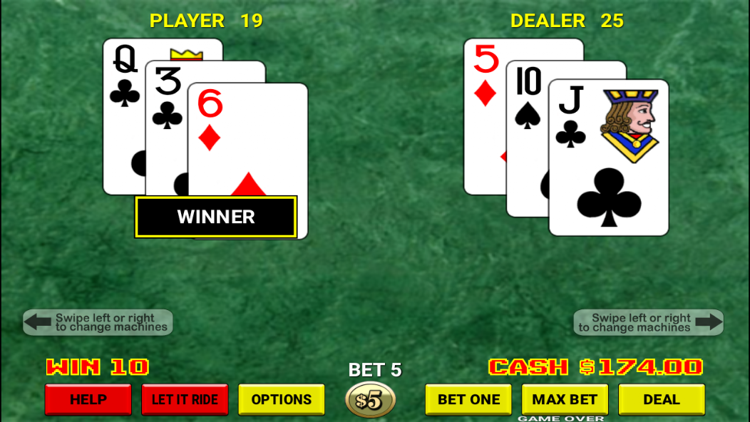 Video Blackjack screenshot 2