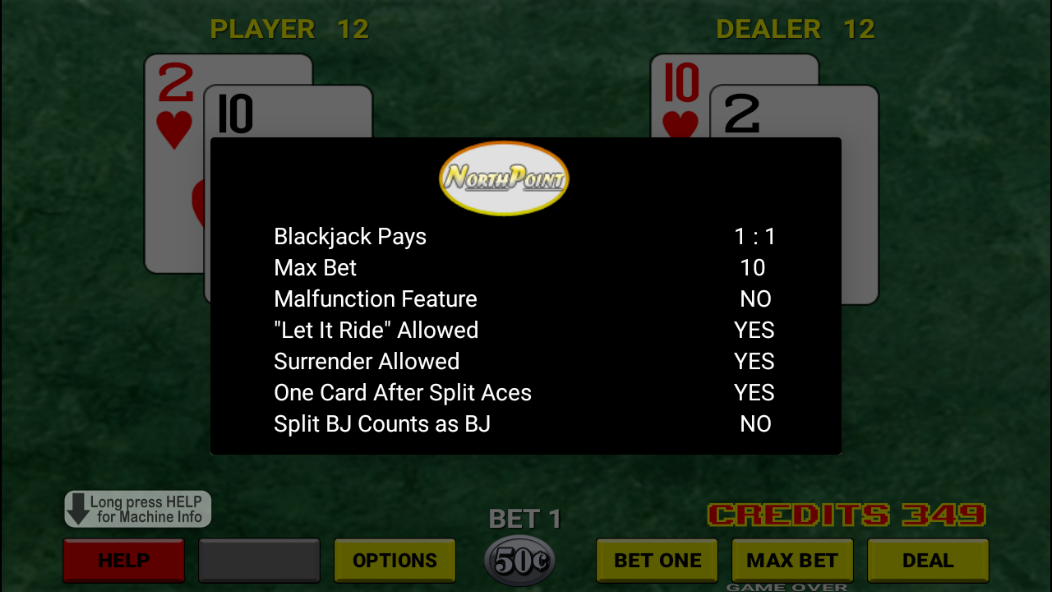 Video Blackjack screenshot 5