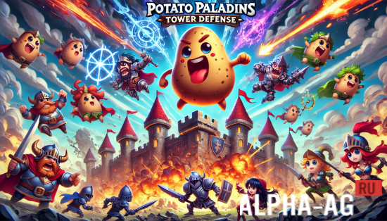 Potato Paladins-Tower Defense Screenshot 1
