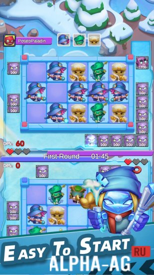 Potato Paladins-Tower Defense Screenshot 2