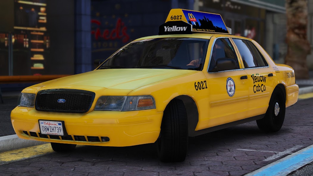 Taxi Simulator 3D Parking Game screenshot 2