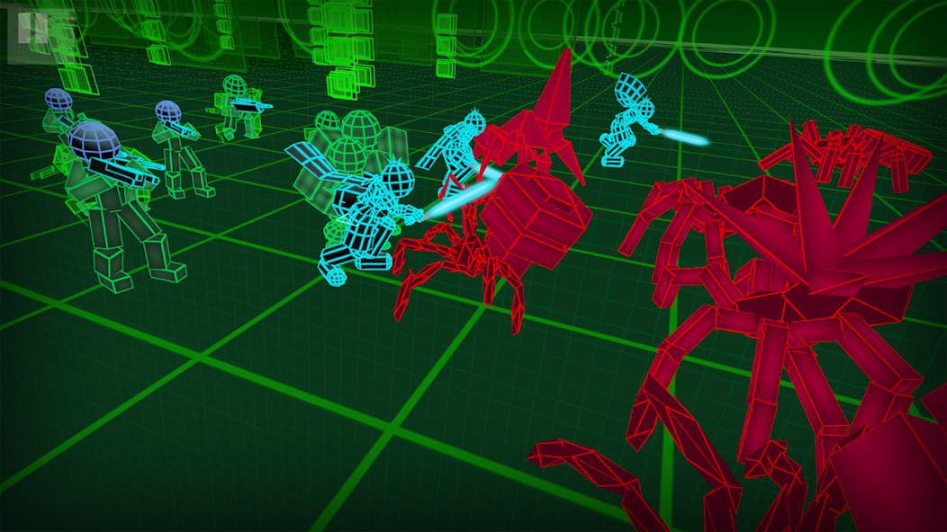 Stickman Neon Warriors: Spiders Battle screenshot 3