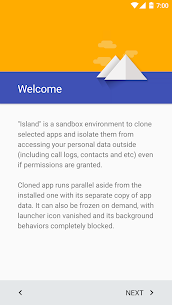 Download the modded Island app for Android screenshot 1
