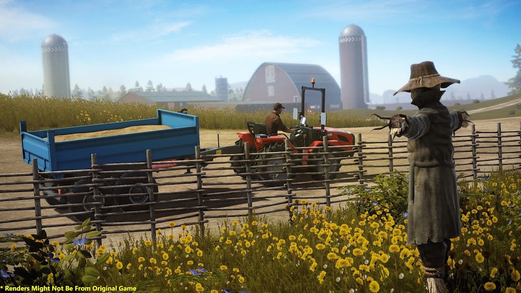 Offroad Pickup Cargo Tractor Trolley Transport: Farming Simulator screenshot 4