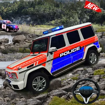 Offroad Police Car Driving Simulator Game screenshot 1