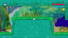 Jumping Slime 2D Platform Game screenshot 2