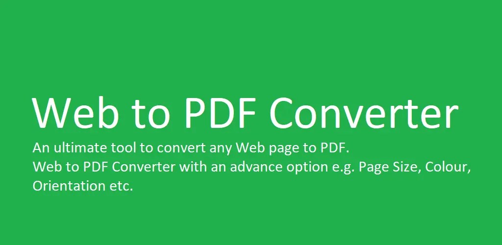 Web to PDF Converter screenshot 8
