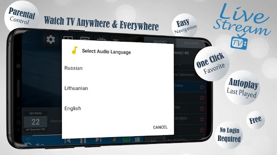 Livestream TV M3U Stream Player IPTV screenshot 1