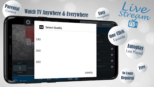 Livestream TV M3U Stream Player IPTV screenshot 2