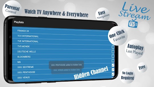Livestream TV M3U Stream Player IPTV screenshot 5