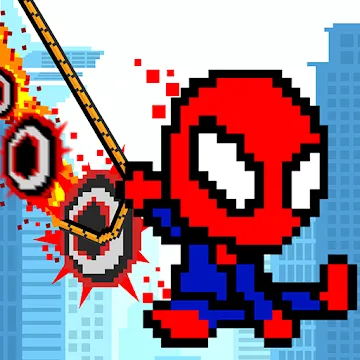 Rope Pixel Master screenshot 1