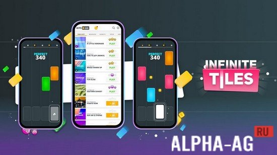 Infinite Tiles: EDM & Piano