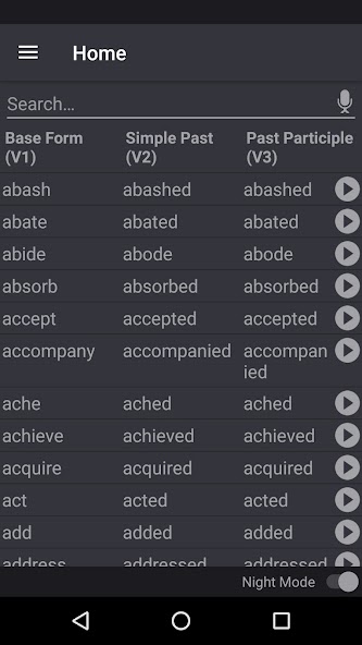 English Verbs screenshot 3