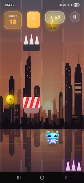 NeonBiggerBall screenshot 2