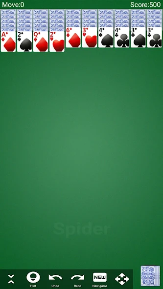 Spider Solitaire screenshot 4