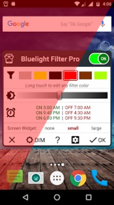 Bluelight Filter Pro screenshot 1