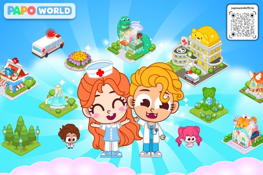 Papo City : Hospital screenshot 1