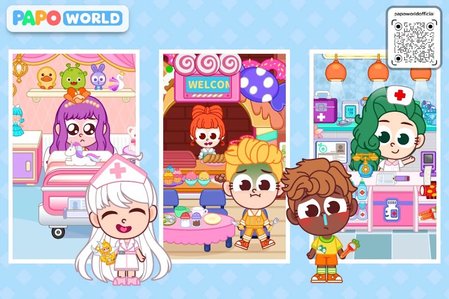Papo City : Hospital screenshot 5