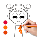 Monster Draw: Creepy Colors screenshot 1