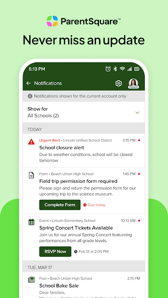 ParentSquare screenshot 1
