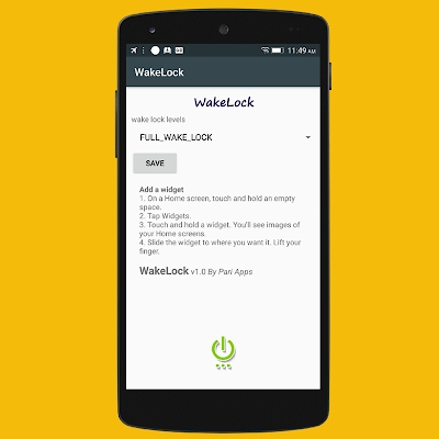 WakeLock screenshot 1