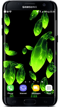 Crystals Particles 3D Live Wallpaper 1.0.3 screenshot 1