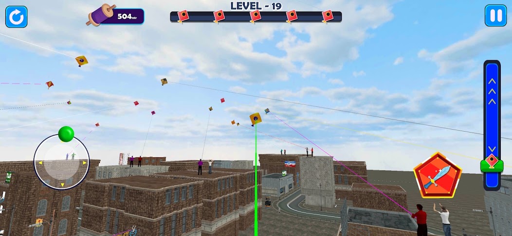 Indian Kite Flying 3D screenshot 2