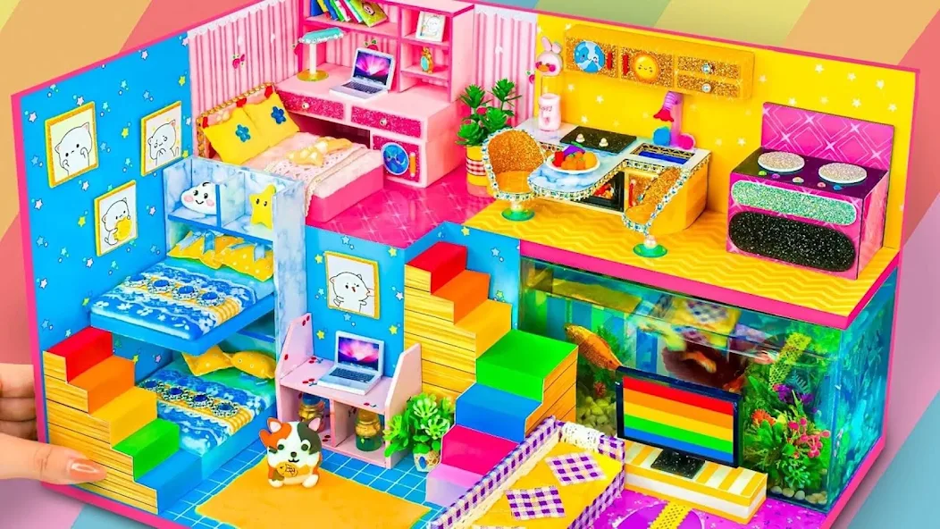 Girl Doll House Design screenshot 1
