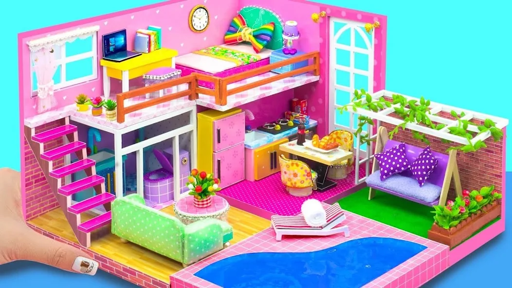 Girl Doll House Design screenshot 2