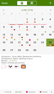Period Tracker Deluxe screenshot 2