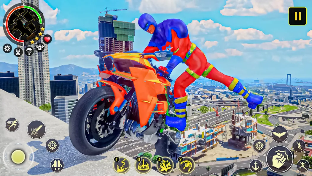 Rope Spider Game Fighting Town screenshot 3