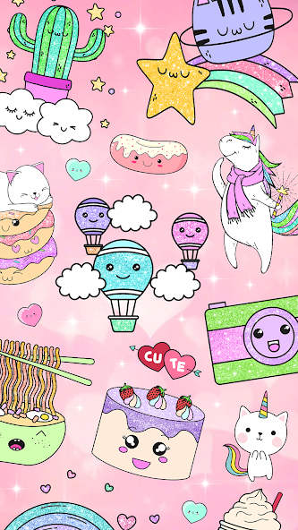Kawaii Coloring Book