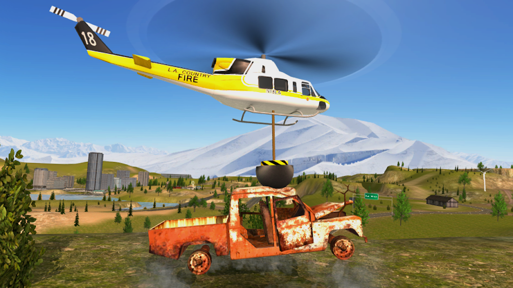 Police Helicopter Flying Simulator screenshot 2
